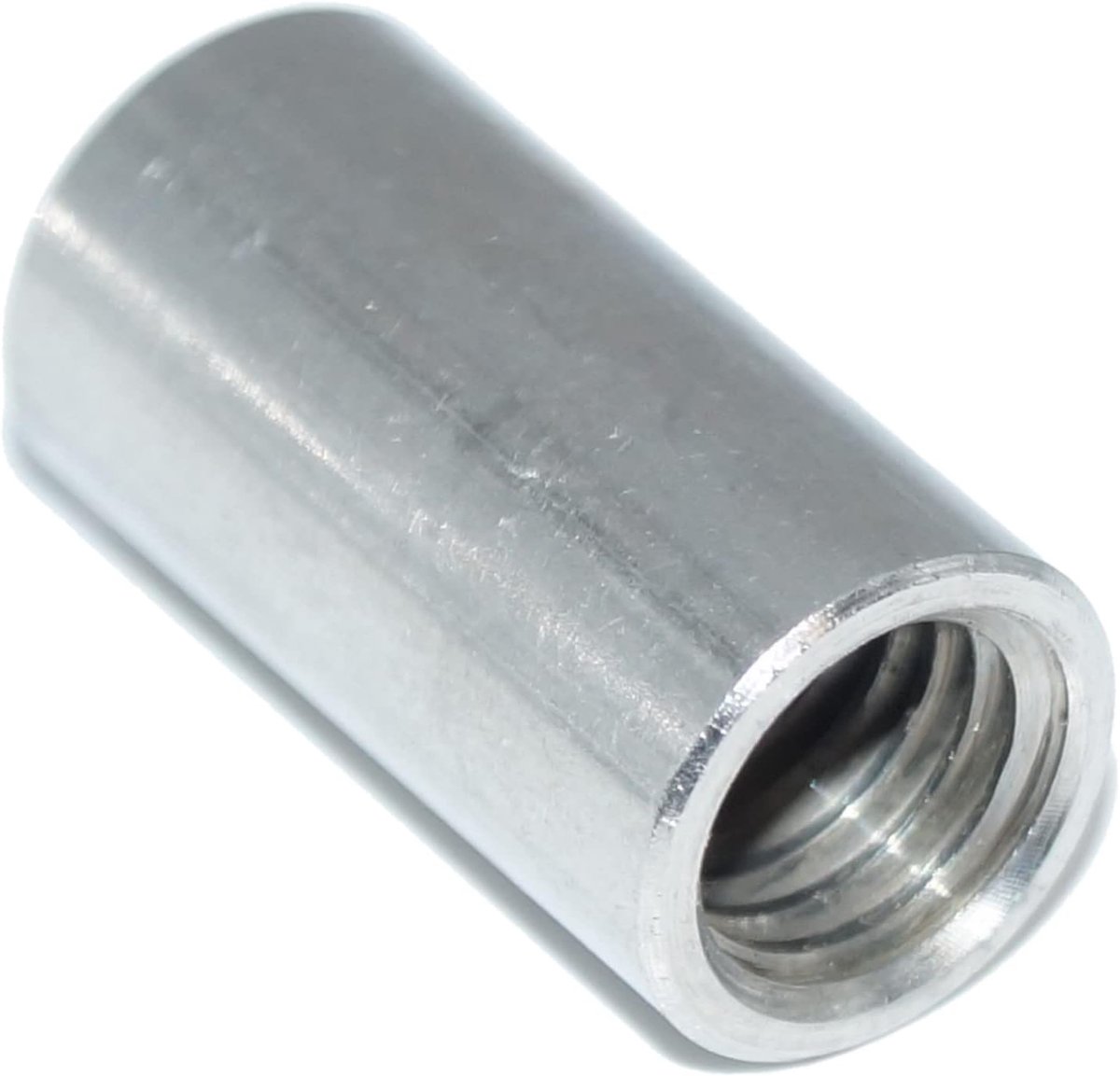 Moffen M6X25 6 stuks roestvrij staal A2 schroefdraadmoffen met binnendraad V2A, roestvrij, buitendiameter 10 mm