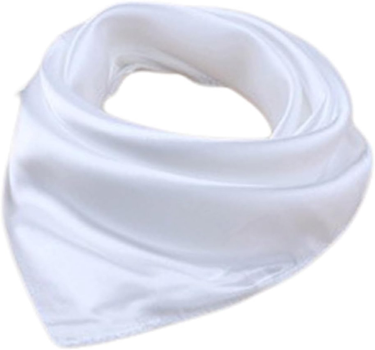 1 stuk vierkante sjaal, damessjaal, halsdoeken, sjaal van imitatiezijde, hoofddoeken, handtas handvat, zakdoeken, gekleurde vierkante bandana's voor mannen en vrouwen, rood
