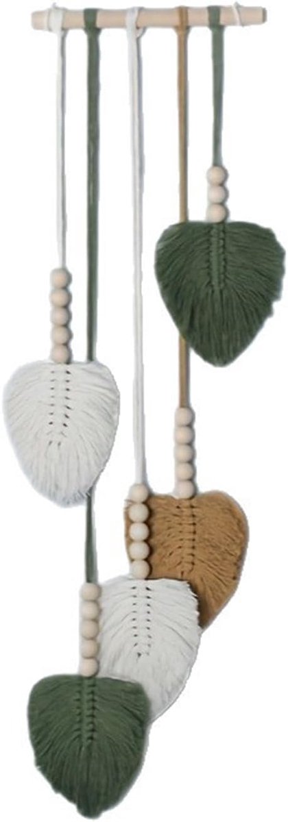 wandbehang, boho-wanddecoratie, handgemaakte kunst geweven raamdecoratie, hangend, wanddecoratie voor binnen en buiten, woonkamer, slaapkamer of als cadeau-idee