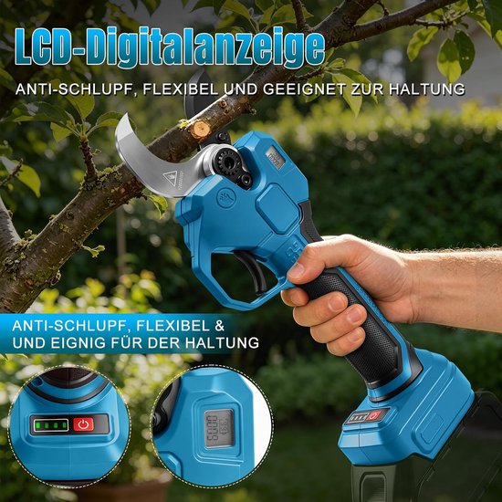 Accu-takkenschaar voor Makita 18V accu, zonder accu, maximale opening 50 mm — afbeelding 3