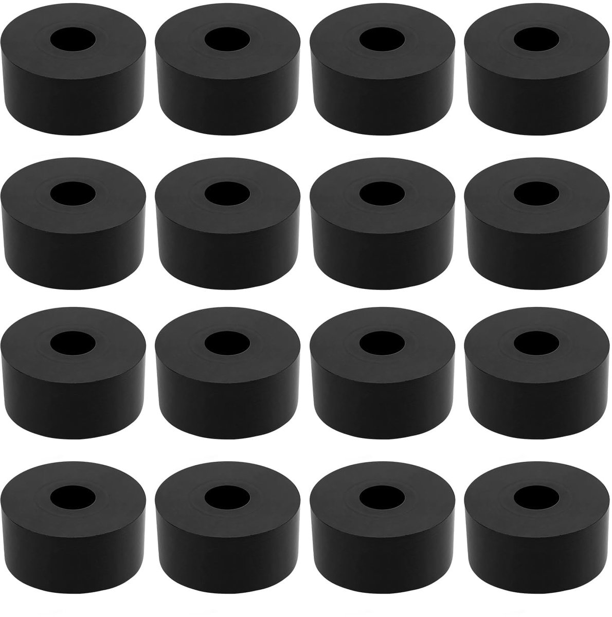 16 stuks rubberen afdichtingen, M10 kunststof afdichtingen, 35 mm buitendiameter, 10 mm binnendiameter, 15 mm dik, kunststof afstandhouders voor thuis, auto, containers.
