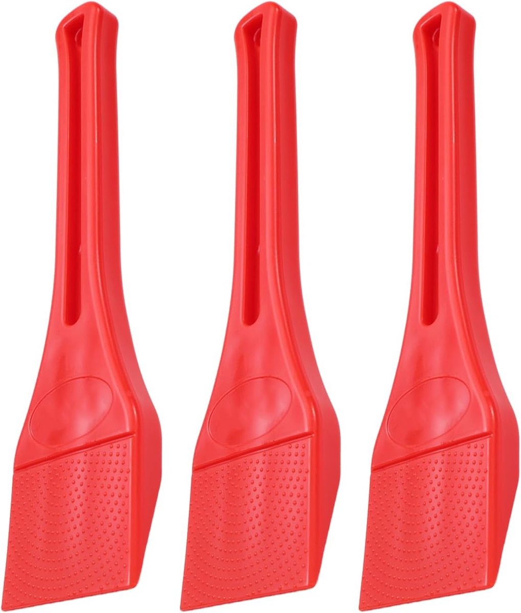 3Pcs Deur En Venster Rubber Strook Schoppen, Praktische Anti-Kras, Deur En Venster Schoonmaken En Ontsmettingshulpmiddelen, Geschikt Voor Deur En Vensteronderhoud, Instryantiescenario ' S.