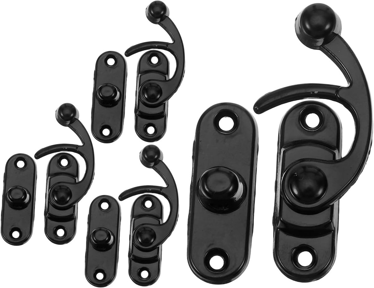 4 Stuks Links En Rechts Slotgesp Draaibare Kastsluiting Gereedschapskastsloten Draaibare Sluiting Kleine Sieradendozen Knevelsluiting Kastslotgesp