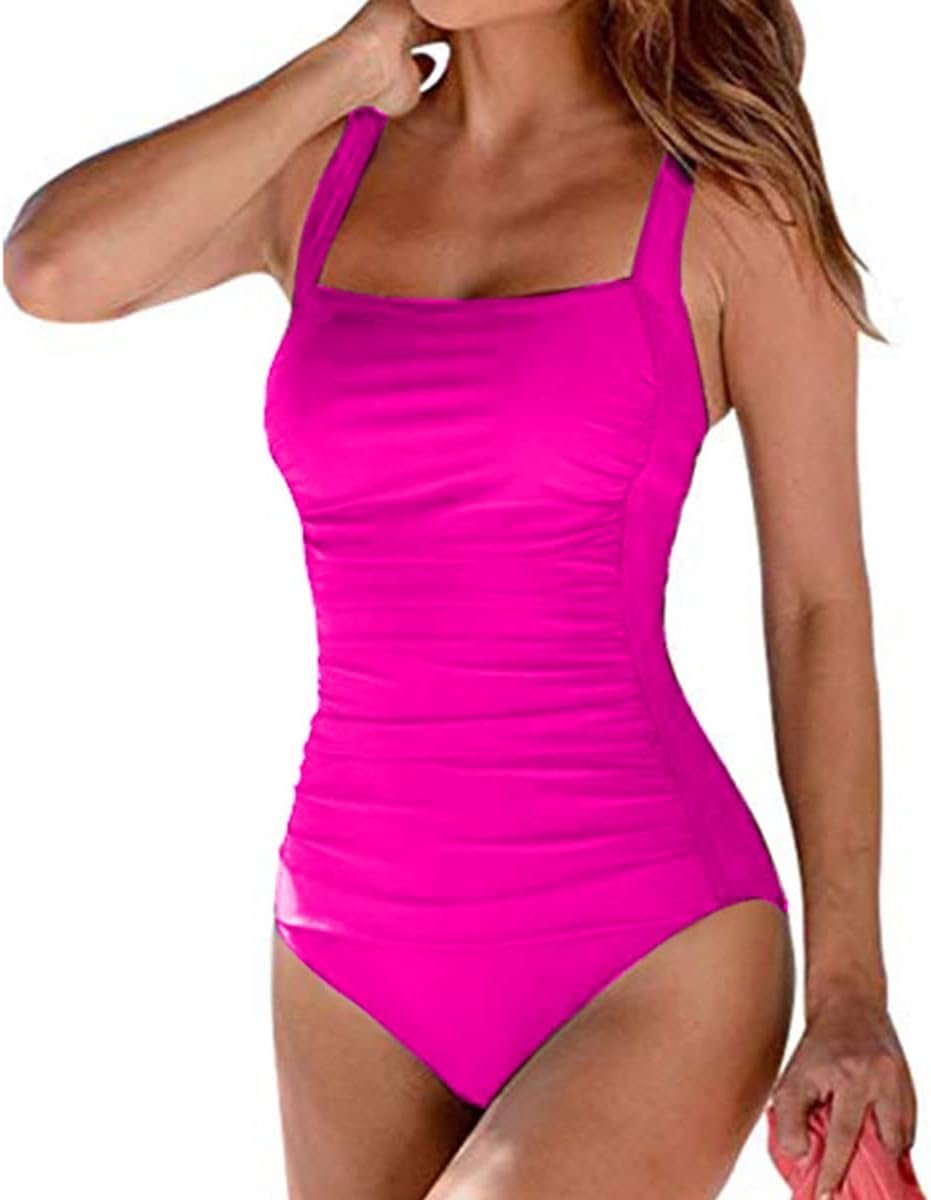Badpak voor dames, buik, eendelig, buikreducerend, hoge taille, eendelig badpak voor vrouwen, sexy U-hals, bikinisets