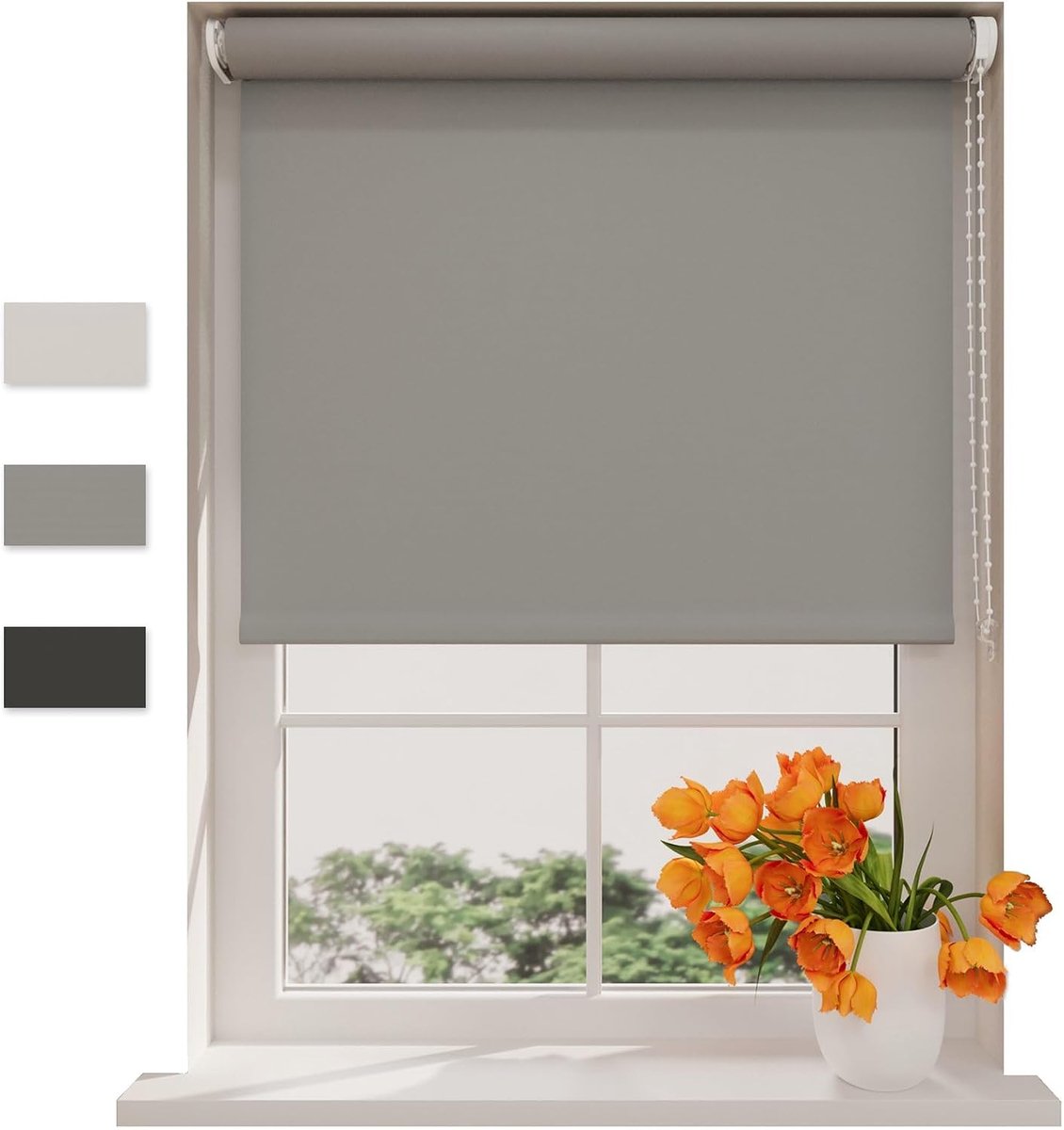 Easy Base - Verduisterend - Light Grey - 70 x 190
