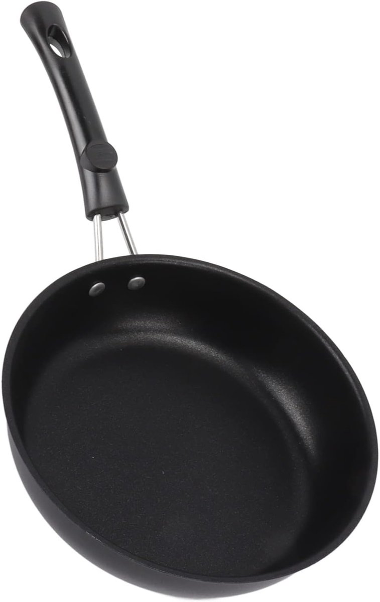 Koekenpan Van Roestvrij Staal Met Anti-aanbaklaag, Koekenpan, Voor Gasfornuis, Inductiefornuis, Elektrisch Aardewerkfornuis, Elektrische Oven(18cm)