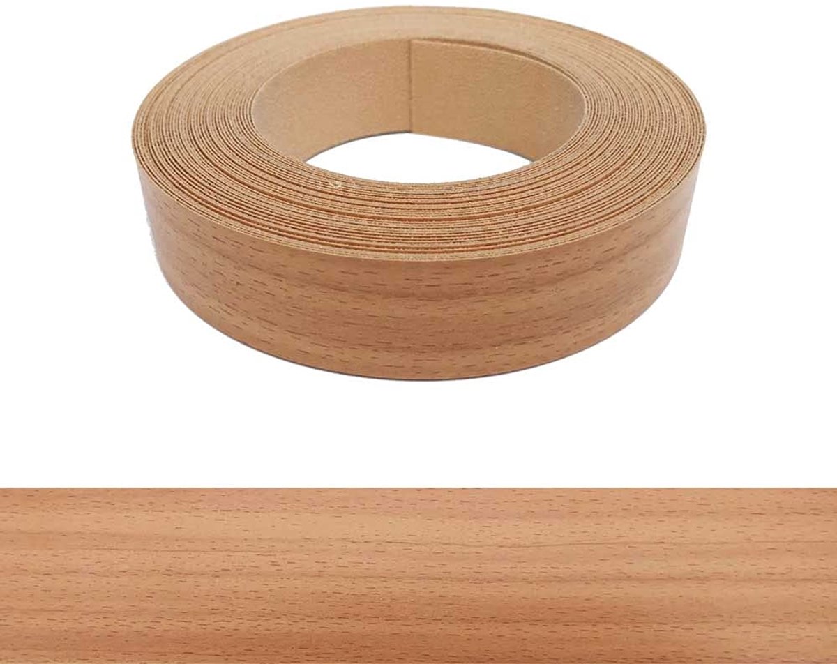 Melamine 22 mm x 10 m met smeltlijm in beuken decor