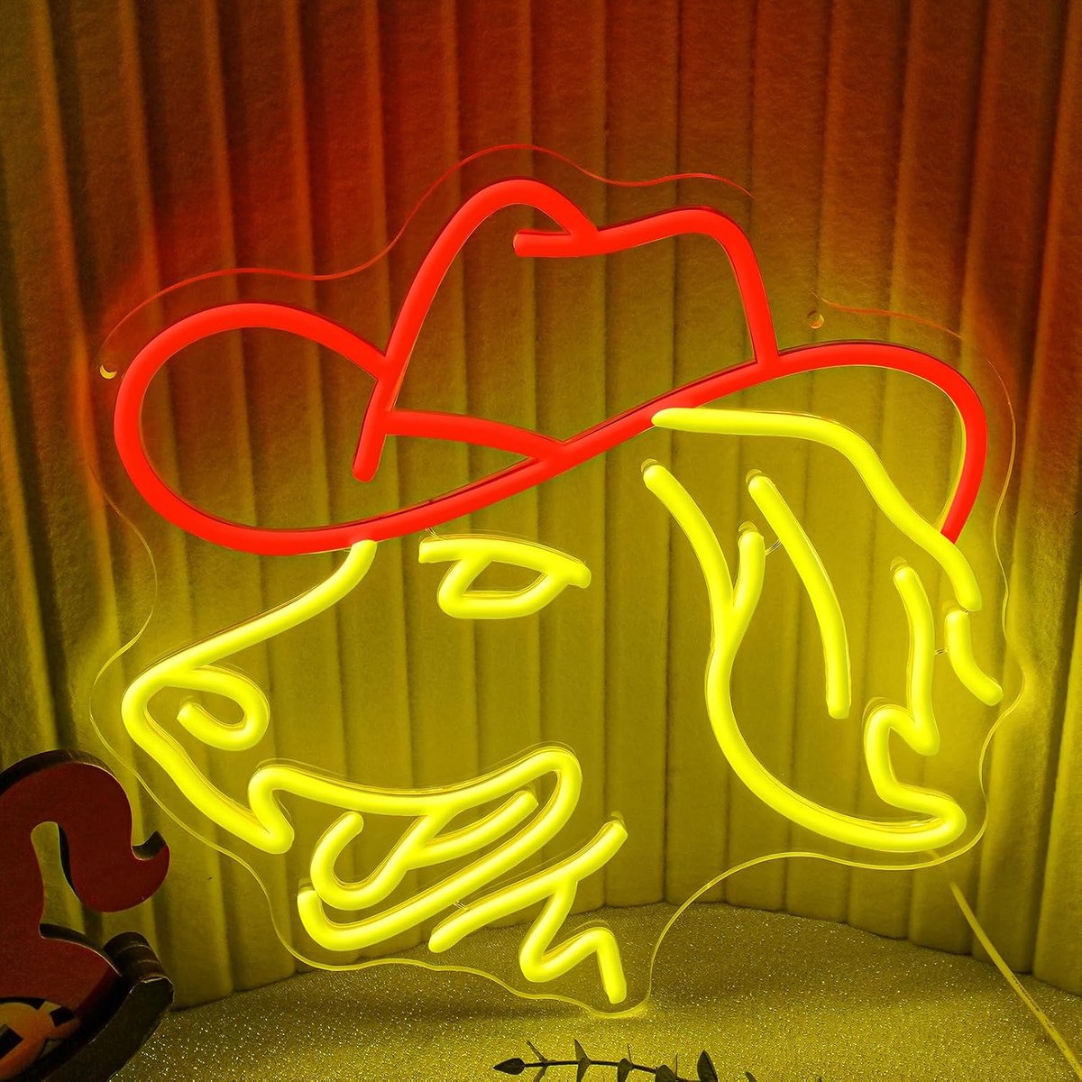 Neonreclames voor wanddecoraties, LED-verlichte borden met USB-voeding en dimbaar voor slaapkamers, slaapzalen, feesten, verjaardagsdecoraties (Golden Retriever)