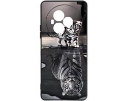 Hoes met camerabescherming Soft TPU Siliconen Case Etui Tas Cover voor TCL NxtPaper 60 Ultra Smartphone (Mode 12)