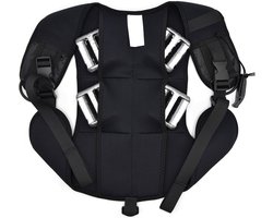Rugleuning van neopreen met Namaka-gewichten, voor apneu, duiken, snorkelen, ballast of zwemhulp, verstelbaar multifunctioneel vest