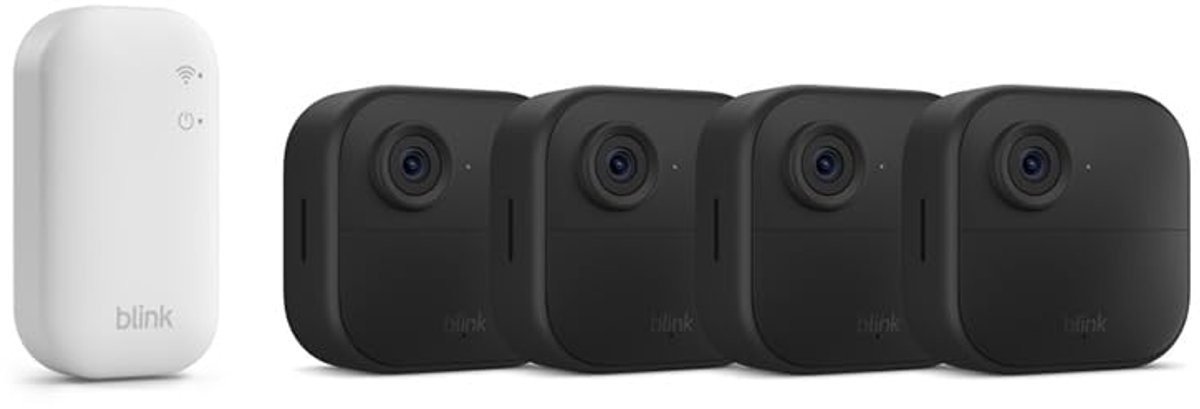 Beveiligingscamera Draadloos - 4 Camera's Met Sync Module Core - 1080p HD - Nachtzicht - Buiten En Binnen Gebruik
