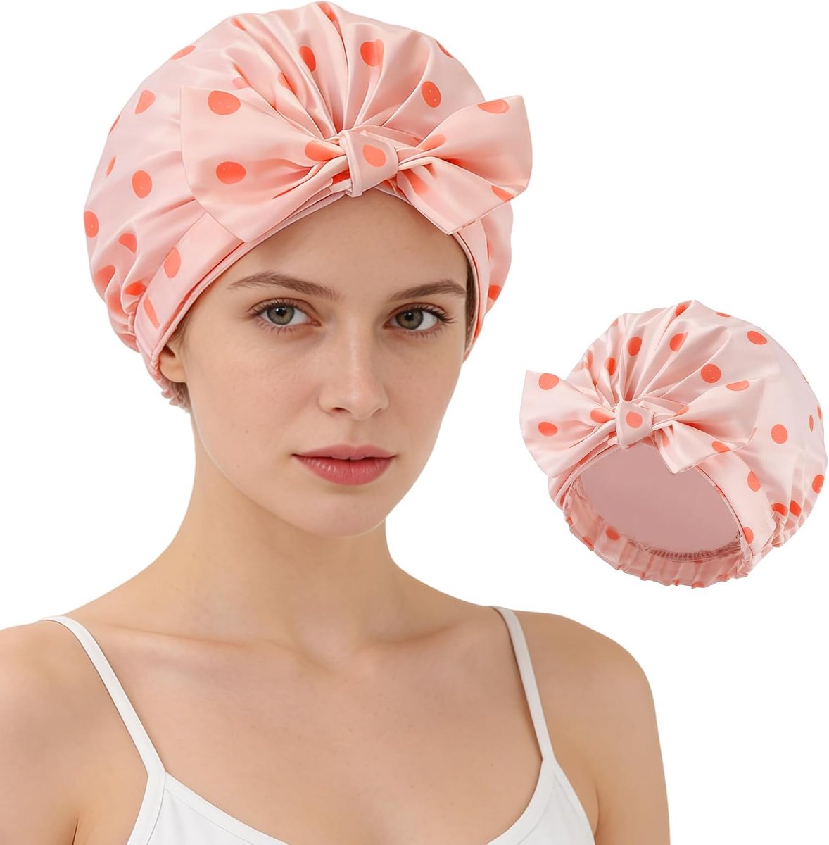 1 stuks Douchemuts voor Dames, Elastische Douchekap, Waterdichte Douchehauben, Herbruikbare Douche Kappen, voor Meisjes, Vrouwen, Dames, Salon