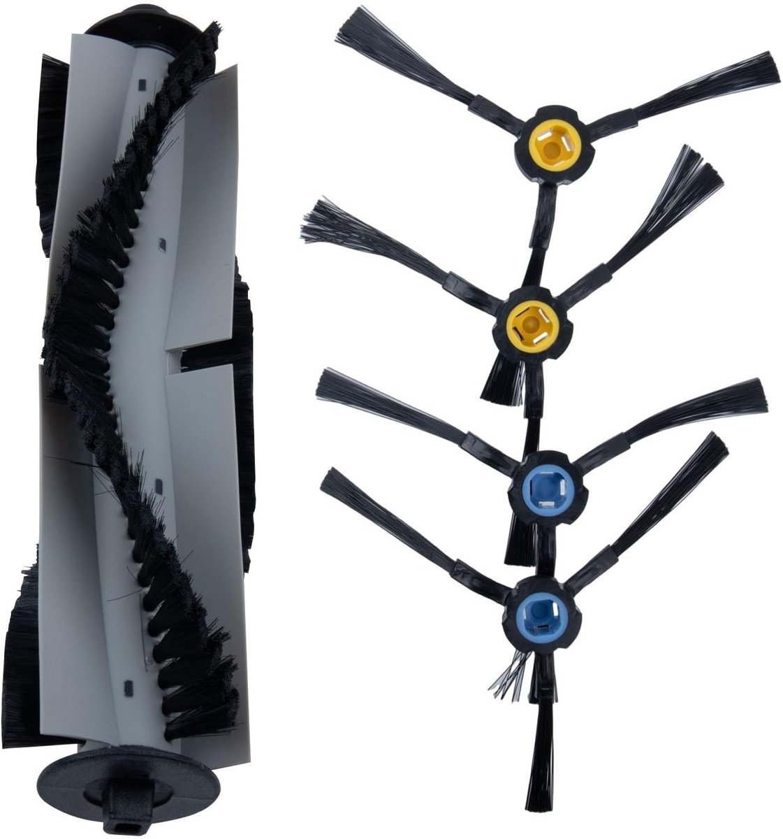 Zijborstel Set Compatibel voor Silvercrest SSR1 SSRA1 A-9s A9 A7 L100 Robotic Stofzuiger Vervangende Onderdelen