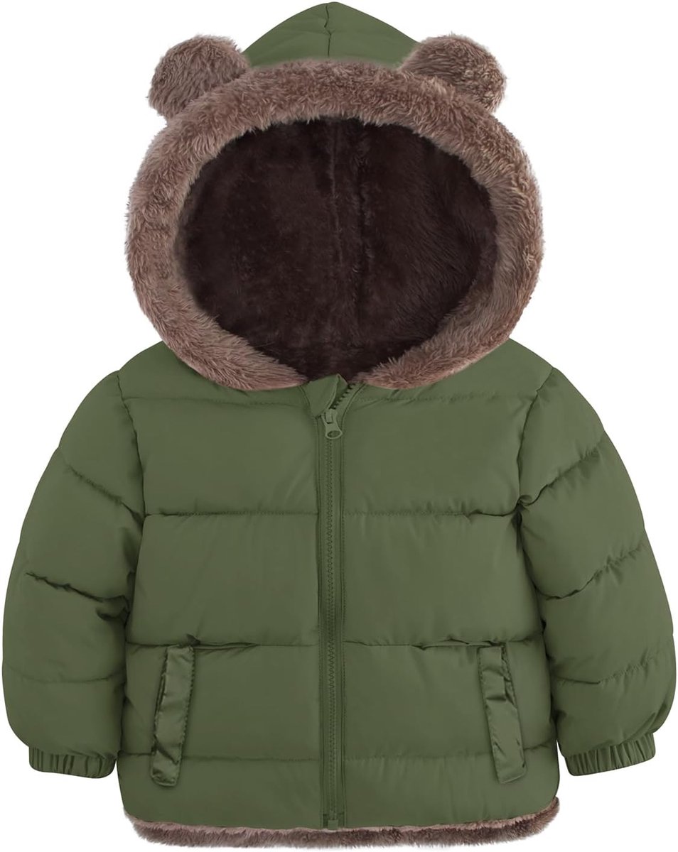 Jassen Winter Fleecejas met Capuchon van 6 Maanden-5 Jaa