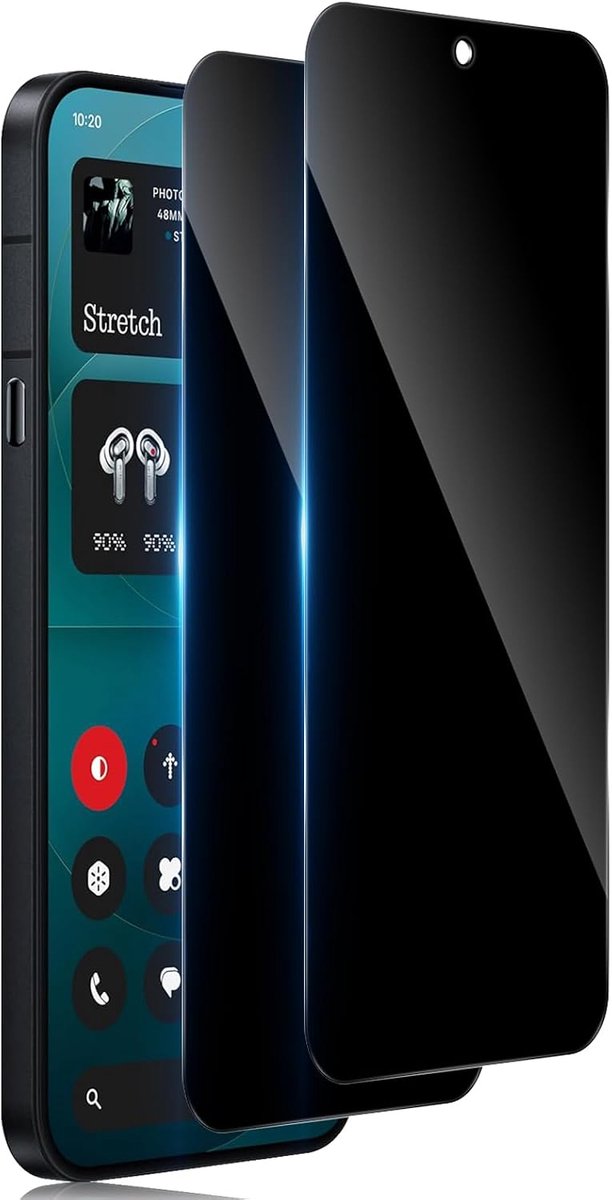 Spy Screen Protector voor Nothing Phone 4A Pro 5G Privacy, [2 stuks] Guard 9H Filter Glas, Volledige Film gehard glas onbreekbaar, anti-verblinding
