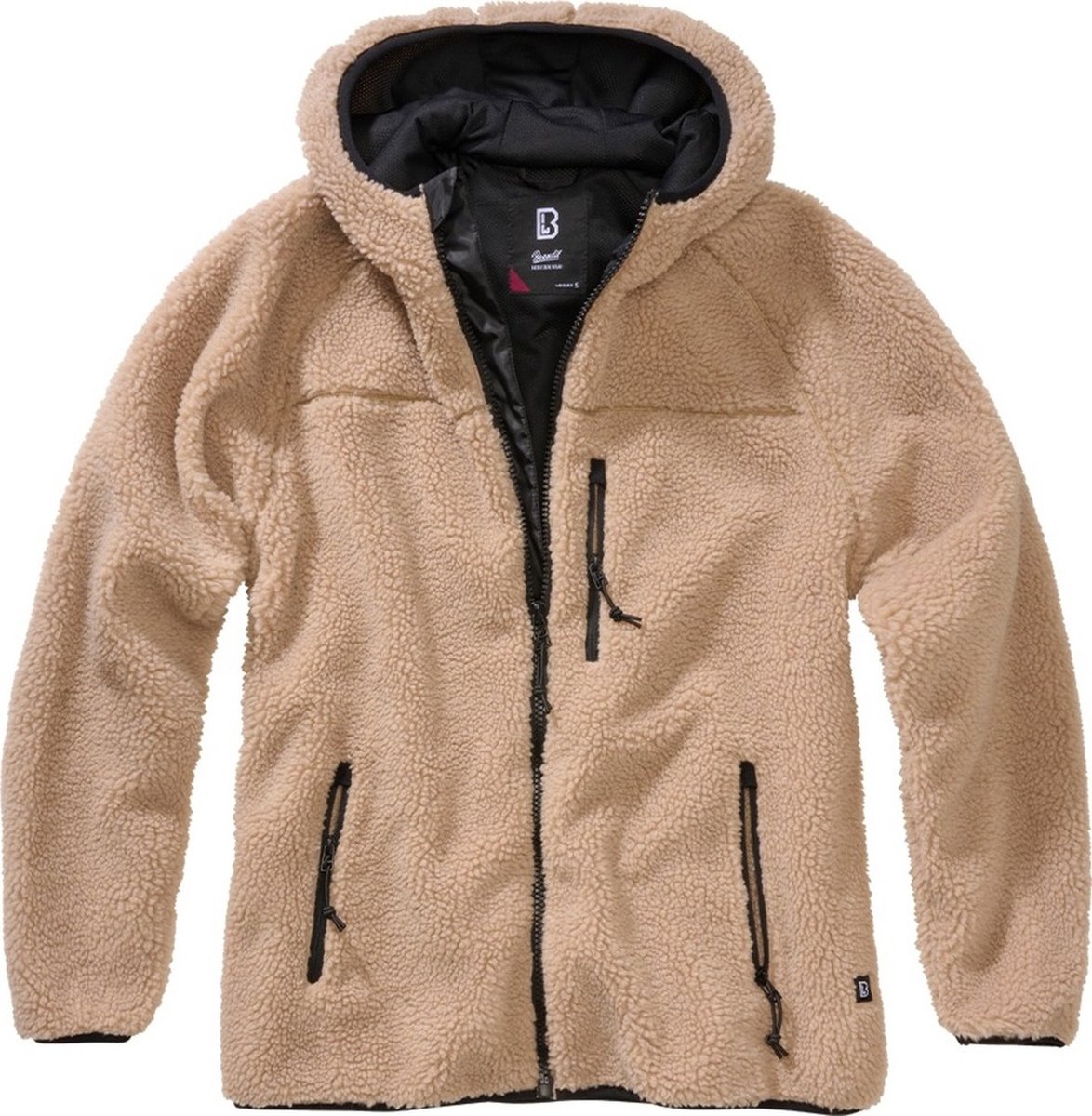Brandit - Teddyfleece Jacket - L - Bruin