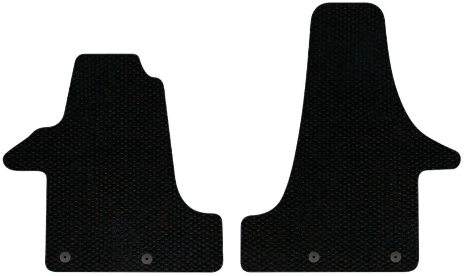 Automatten Volkswagen Transporter T5/T6 2003-2024 - Rubber - Perfecte pasvorm - 2-delige Voorset