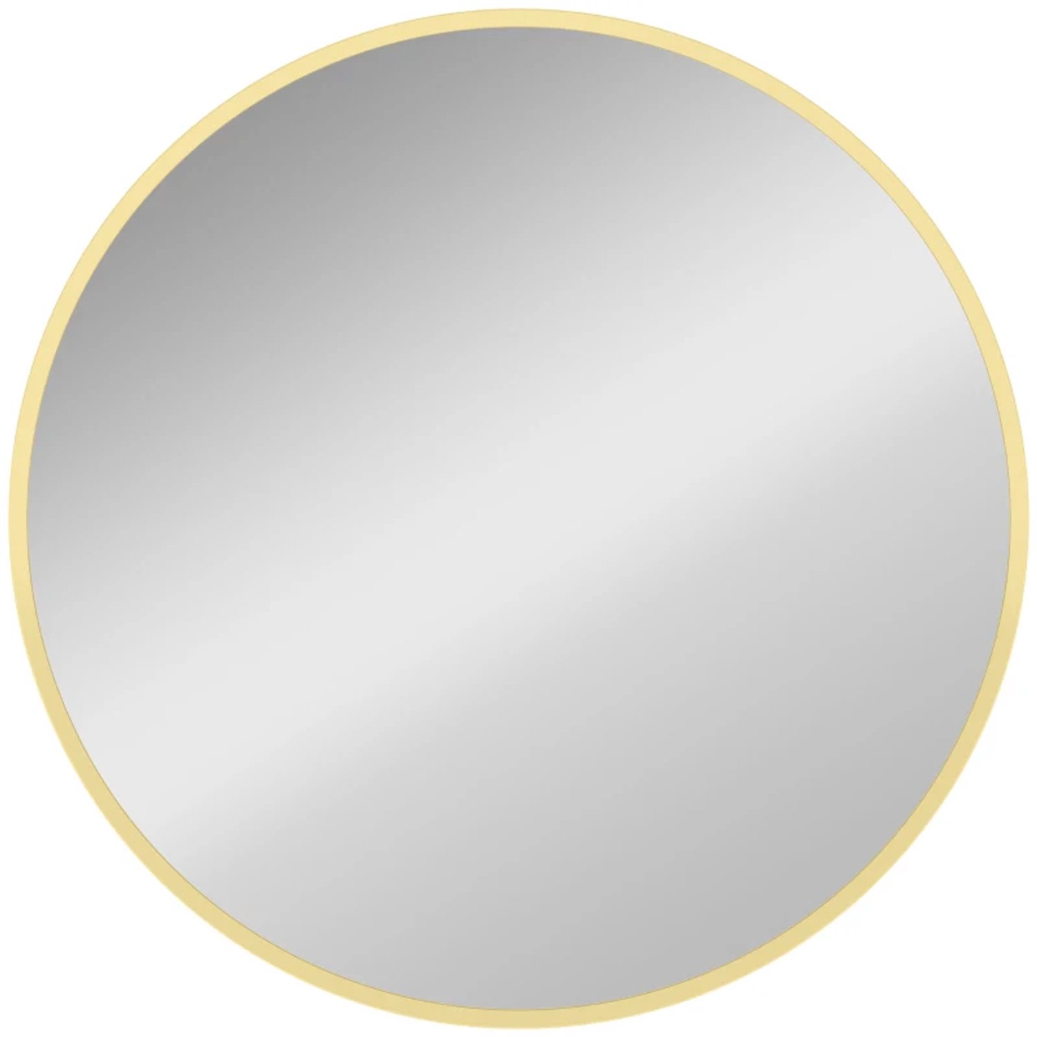 ZYLARO Wandspiegel - Modern design - 24 x 24 inch - Goud