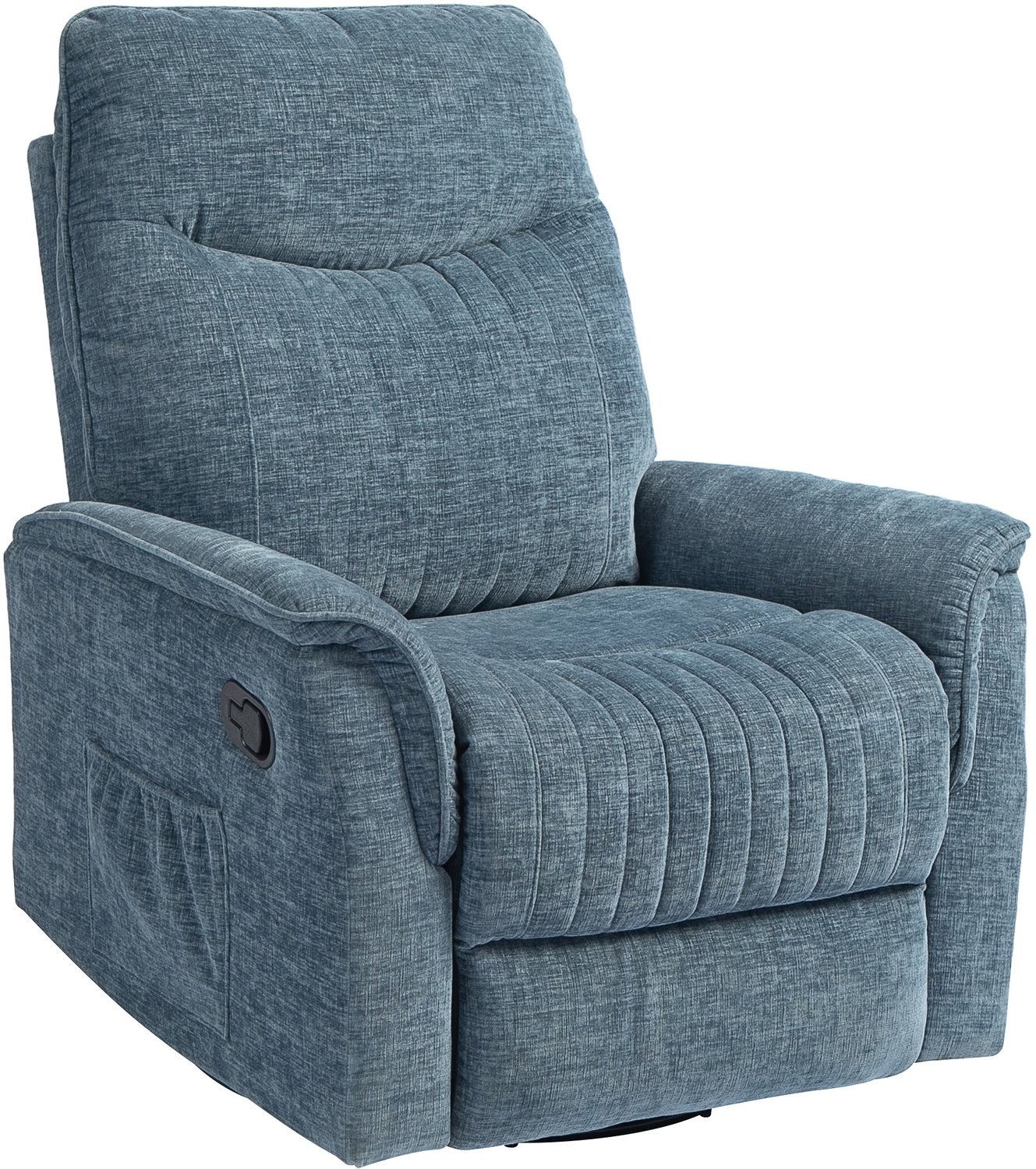 HOMCOM relaxbank - polyester - 84x93x104cm - blauw
