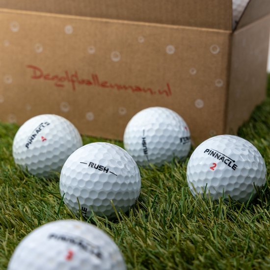 Pinnacle Rush - Lakeballs - 25 gebruikte golfballen - wit — afbeelding 2