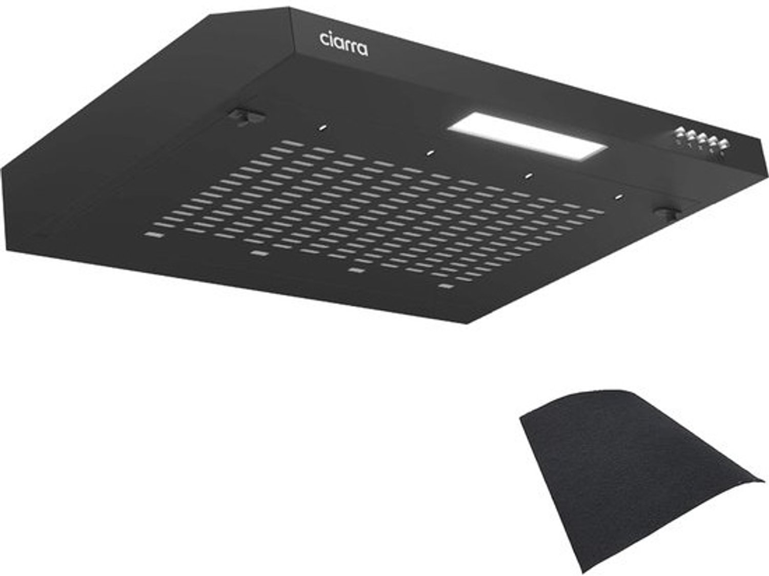 Afzuigkap - 60 cm - LED-verlichting - Roestvrij staal - 3 ventilatorsnelheden