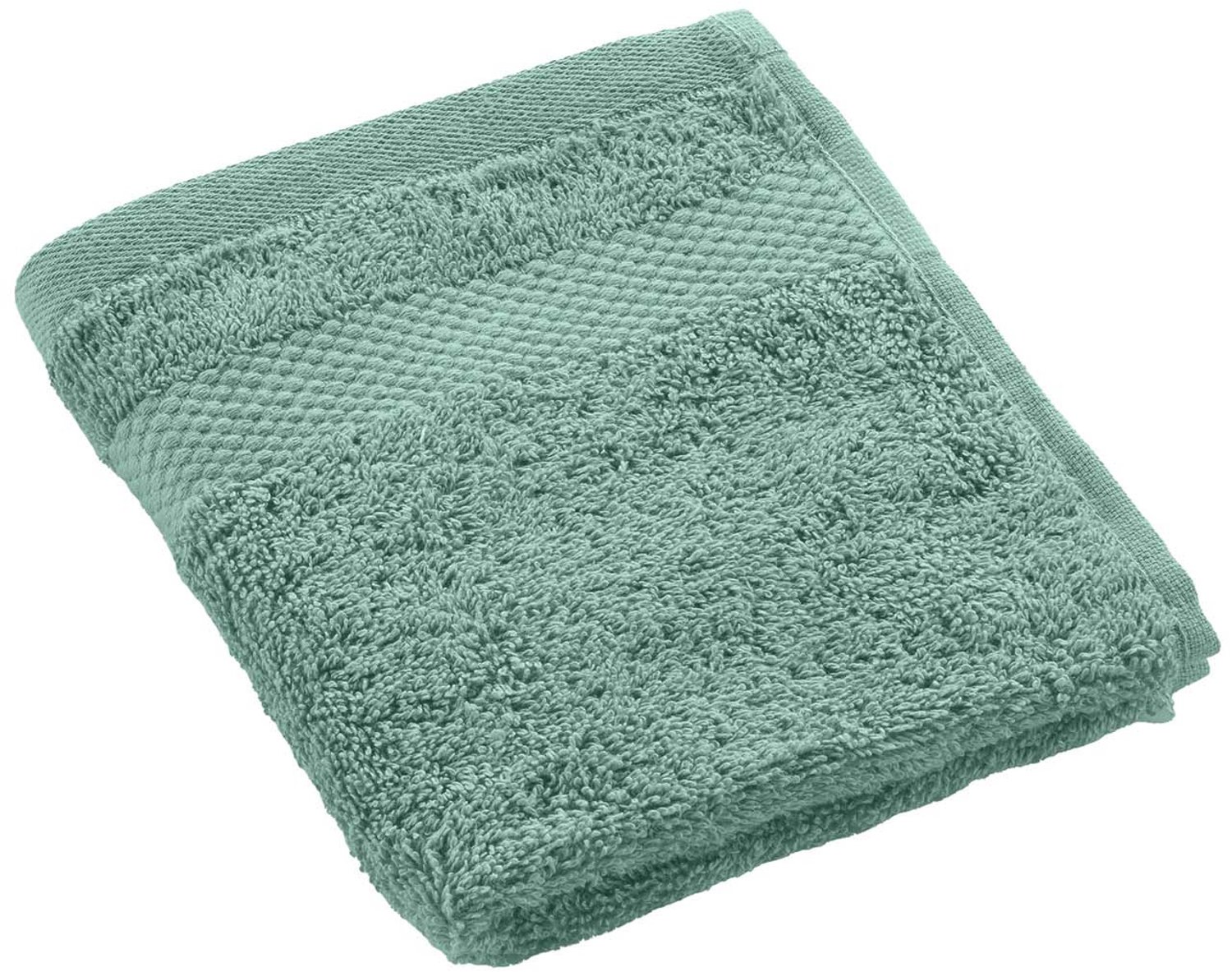 Douceur d'intérieur - Effen katoenen handdoek CELADON, 30 x 50 cm