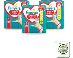 3 x Pampers – Luierbroekjes – Baby Dry Pants Maat 4 – 25 Luiers - Wasstrips - Baby Luier - Droge Luier - Luier Voor Baby - Luier Maat 4 - Luier Voor 9-14 Kg