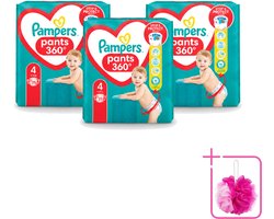 3 x Pampers – Luierbroekjes – Baby Dry Pants Maat 4 – 25 Luiers - Bulkverpakking - Baby luier - Douchemop - Droge luier