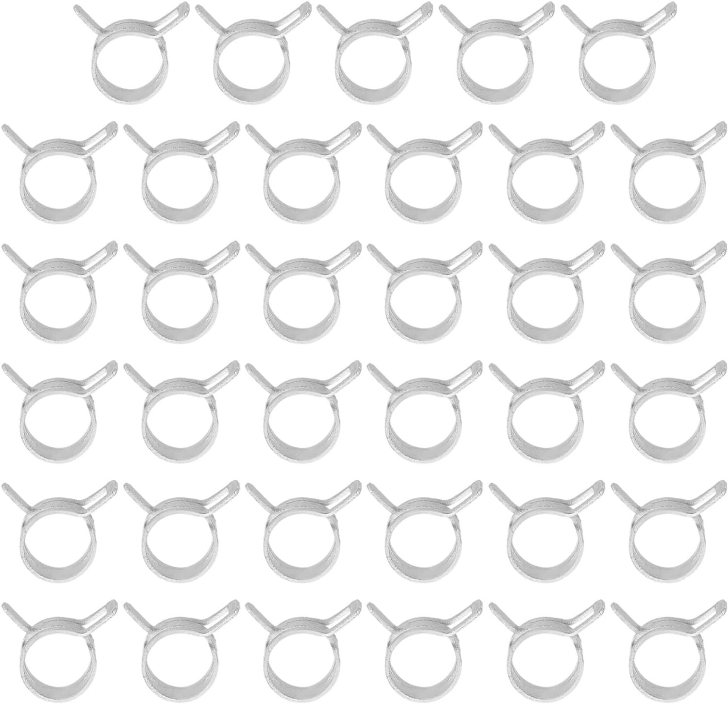 Veerband slangklemmen 12-13,6 mm OD - 35 stuks siliconen vacuüm klemmen - corrosiebestendig - ServiceTopper