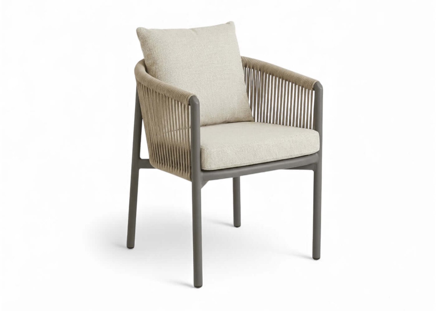 Apple Bee Bora Bora Garden Dining Set 7-Piece - Taupe - 6 People - Rope