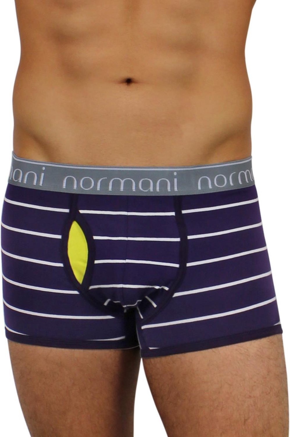 6 stuks retro boxershorts van katoen met een opening aan de voorkant