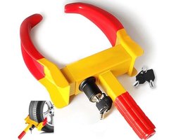 Wielklem als diefstalbeveiliging voor aanhangers, caravans, auto's en campers