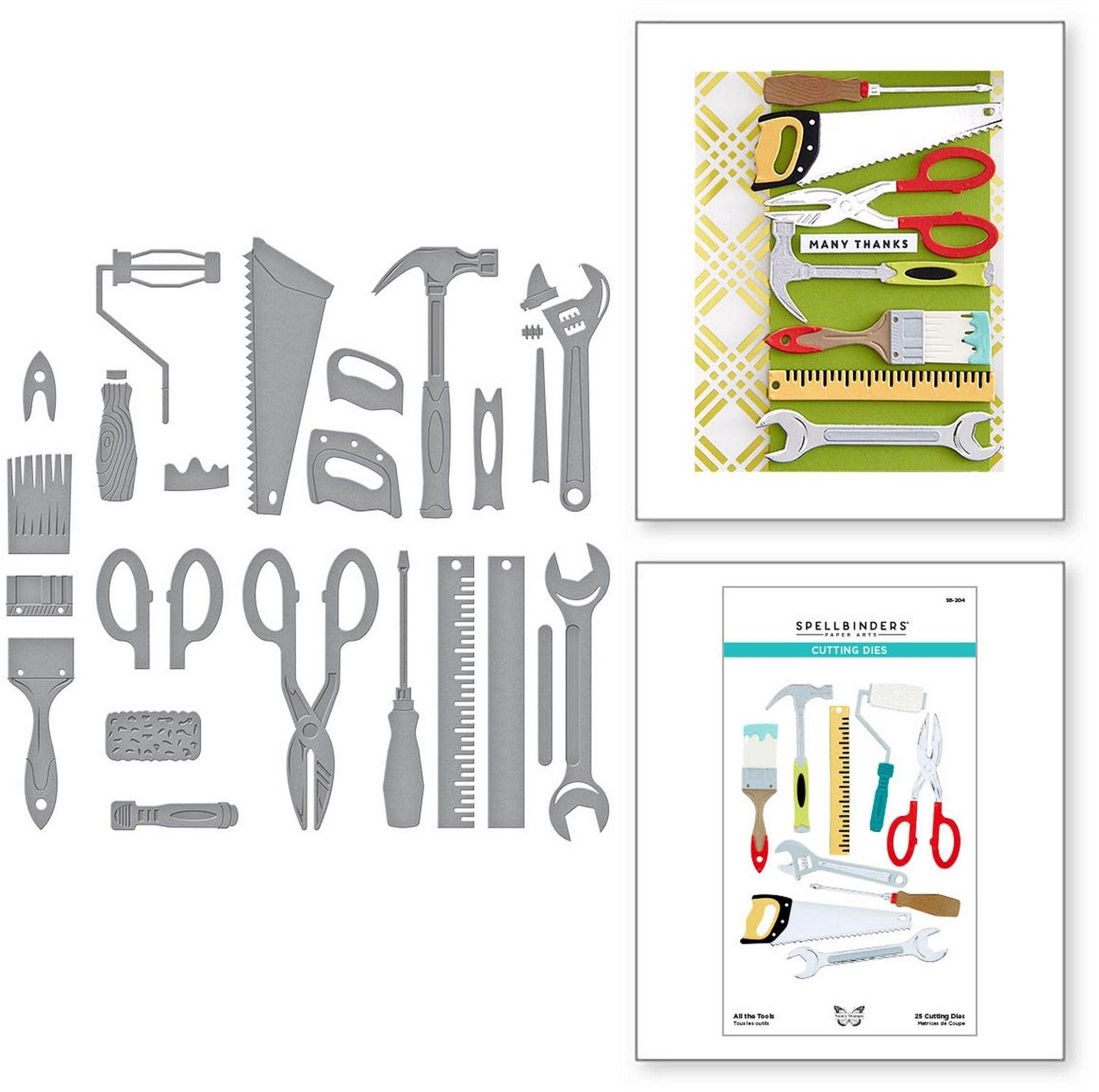 Spellbinders Snijmallen - All the Tools - 25 st.
