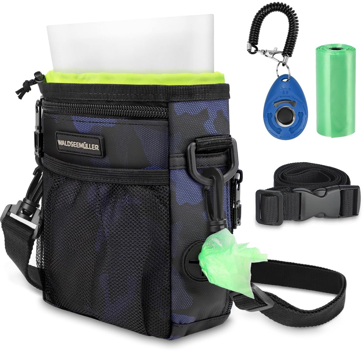 Elzusha - Hondensnoepjes Tas met Afneembare Siliconen Snackzakken - Fanny Pack voor Training
