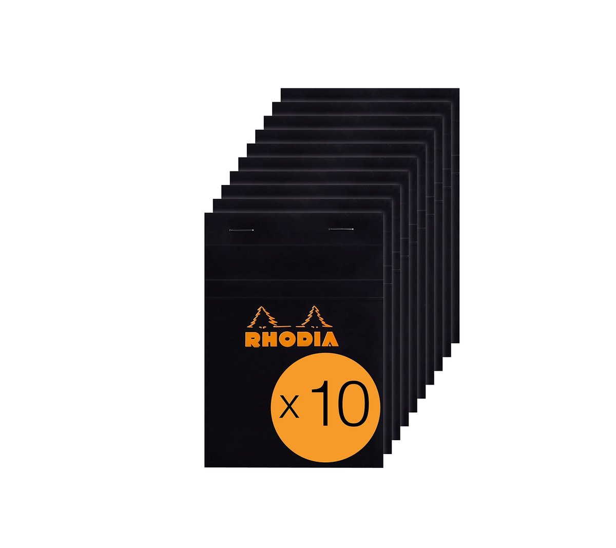 Elzusha - Notitieboek A6 - Geperforeerde Bladzijden - 10 Stuks - Zwart