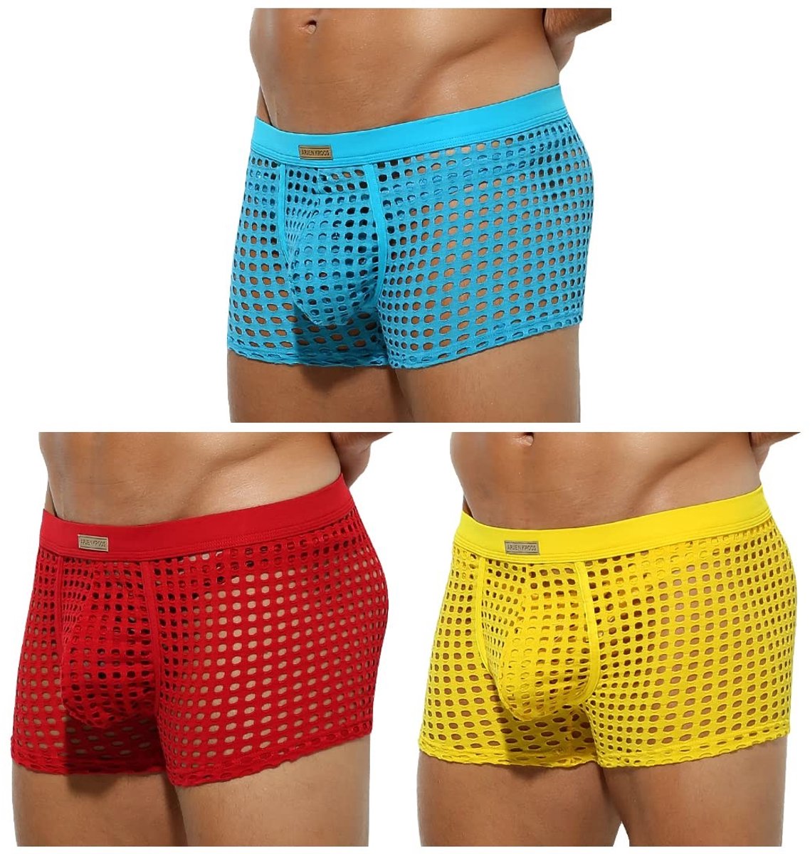 Elzusha - Heren Boxer Shorts - Transparant - 3 cm Tailleband