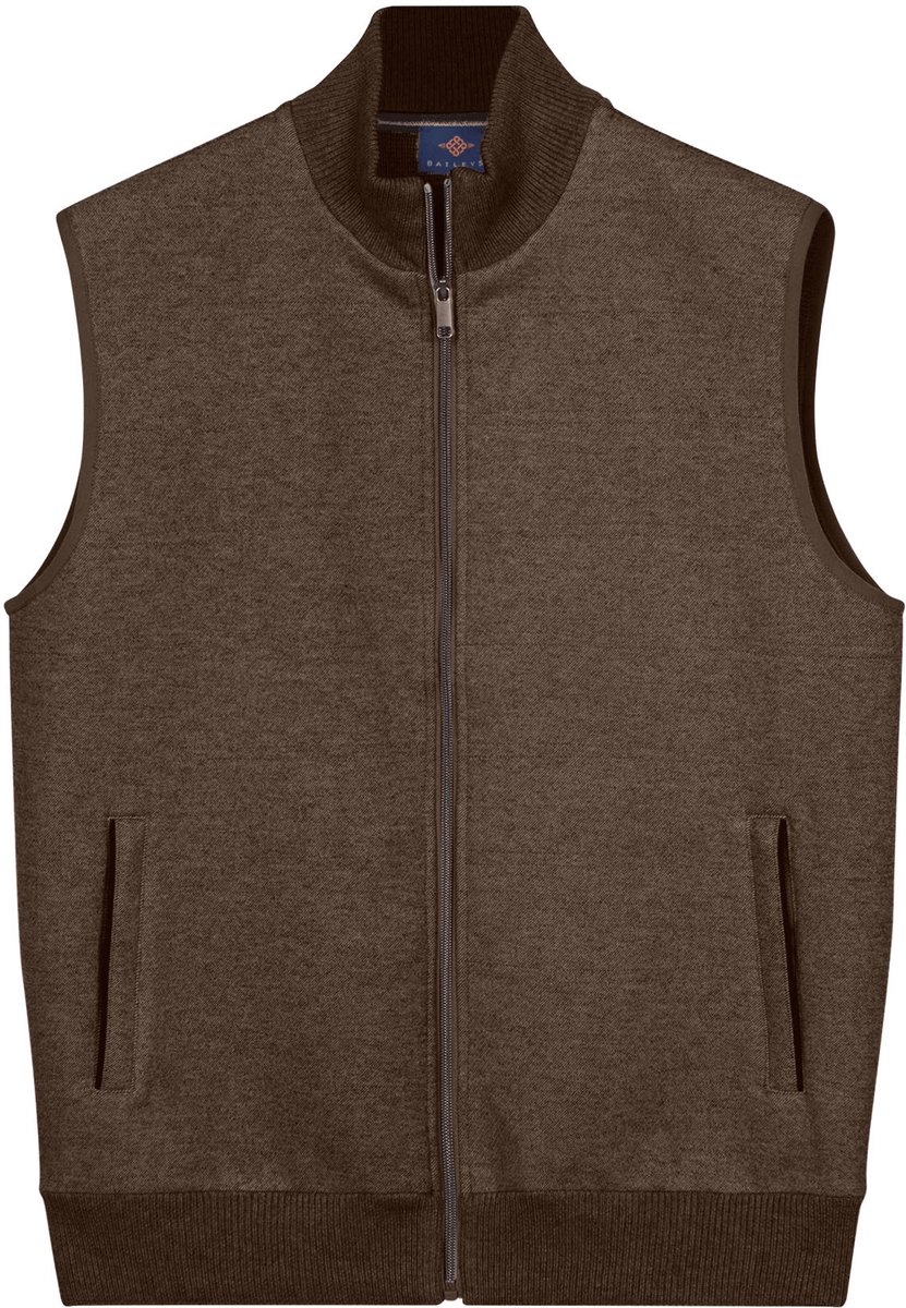 Baileys Taupe Mouwloos Regular Fit Bodywarmer 628068 875