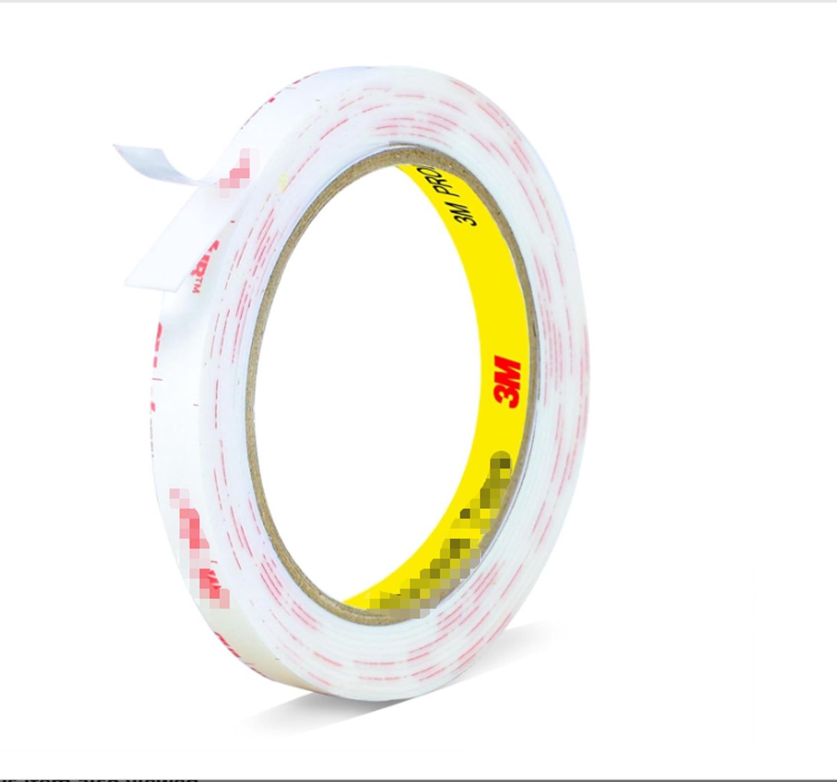 Dubbelzijdig, sterk klevend plakband, 0,39 inch x 9,85 ft, verwijderbaar installatieplakband - wit zelfklevend schuimtape, geschikt voor muren, het ophangen van schilderijen en posters, waterdicht plakband.