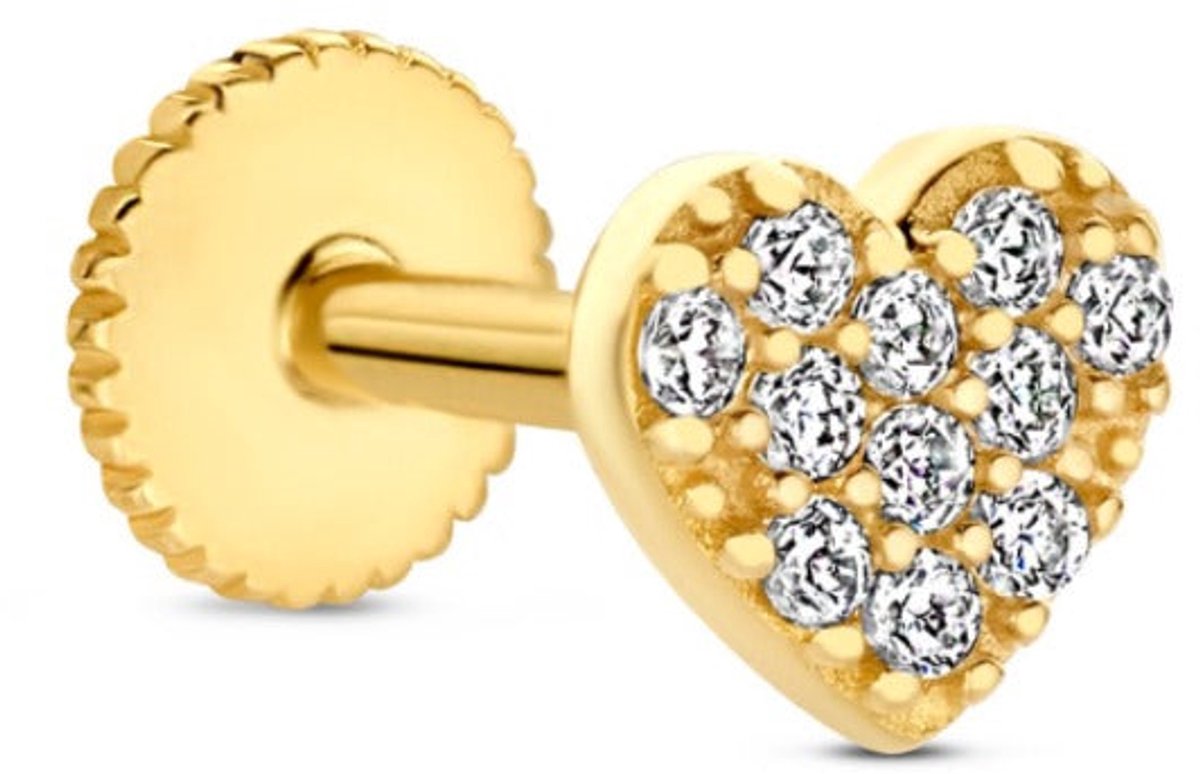 Beloro Dames Piercing 9 Karaat - Goud