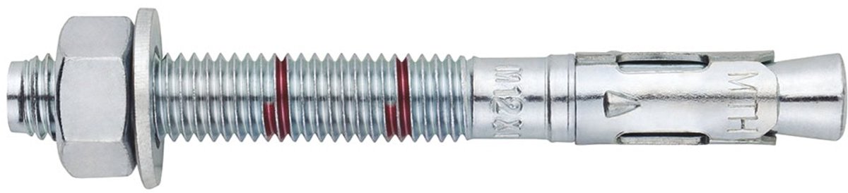 Index MTH – Doorsteekanker M16 x 145 mm – Doos 25 stuks – Verzinkt