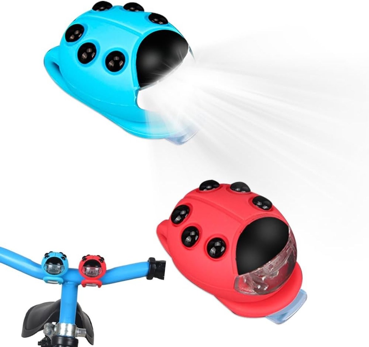Verstelbare LED Verlichting voor Kinderwagens, Scooters en Rugzakken - Waterdicht en Met 3 Verlichtingsmodi