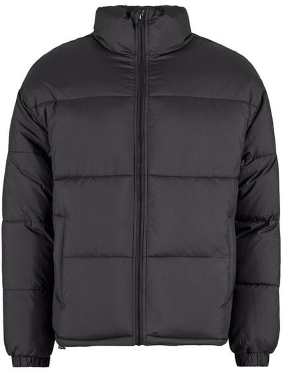 Urban Classics Basic Puffer Jacket Heren Tussenseizoensjas – XXL Zwart