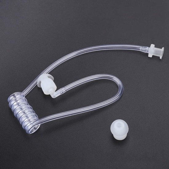 Vervangende Akoestische Spoel Audio Tube voor Tweewegradio's en Walkie Talkie Oortelefoons (10-Pack) - Ideaal voor Communicatie, Geluidskwaliteit en Comfort — afbeelding 2