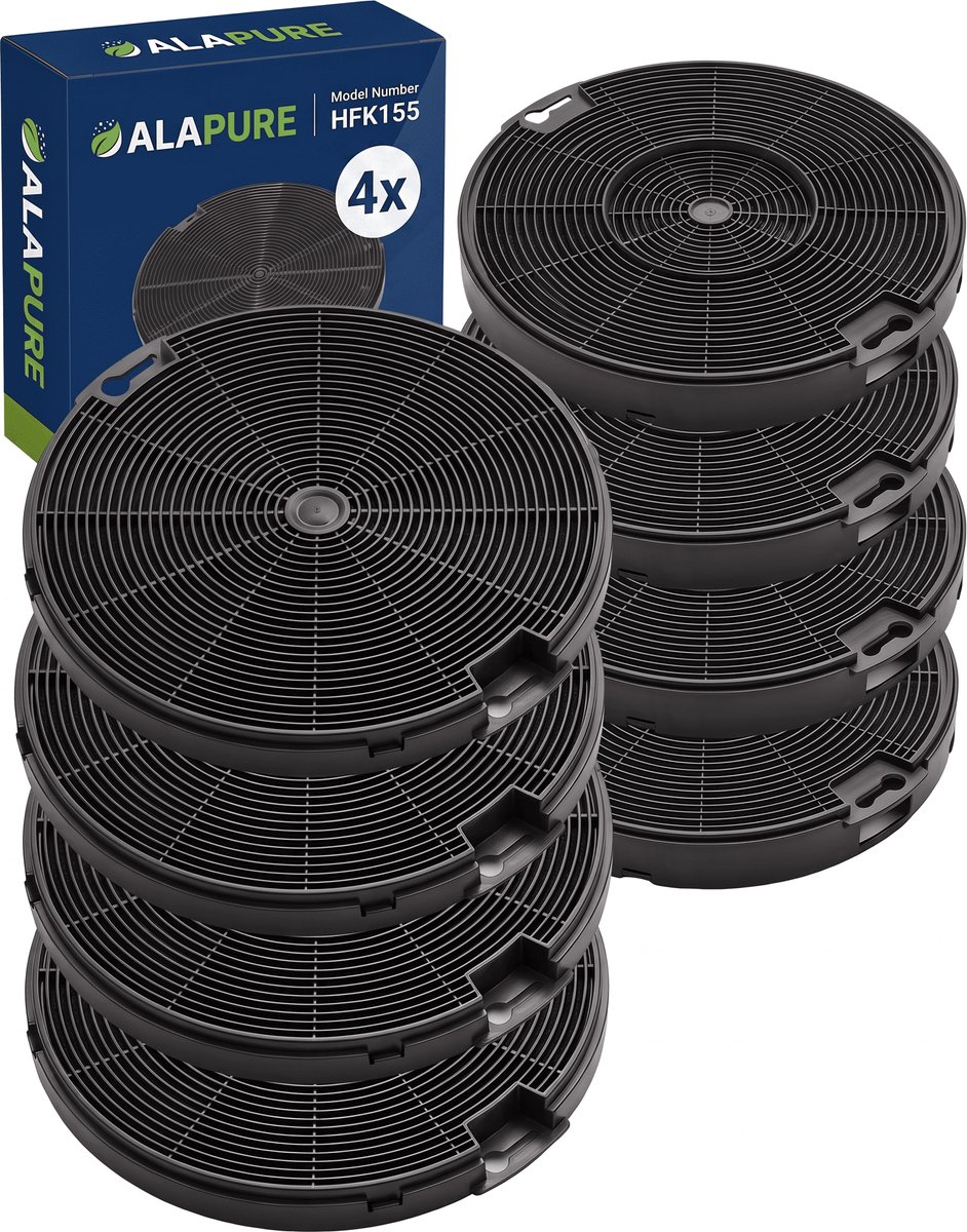 4x Koolstoffilter voor Etna 88023771 / 27 / 725226 (2-pack)
