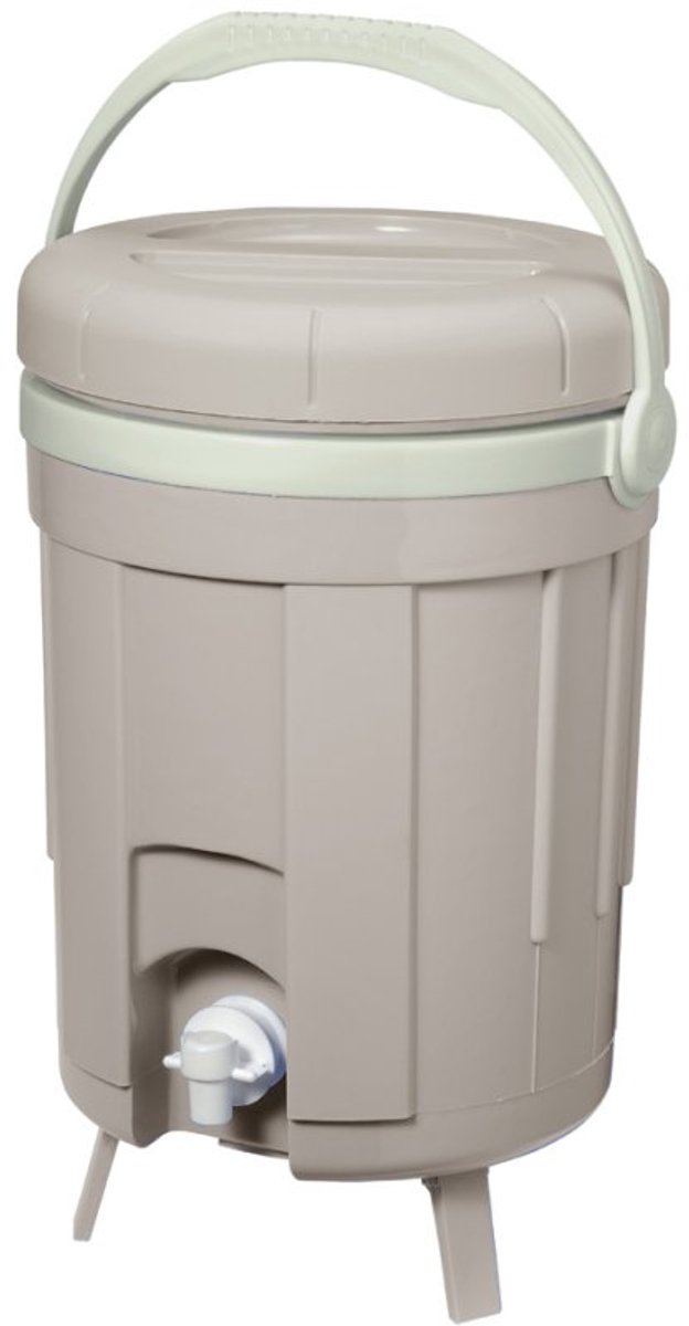 EDA Bokashi compostbak, 8 liter, kalkkleur/amandel