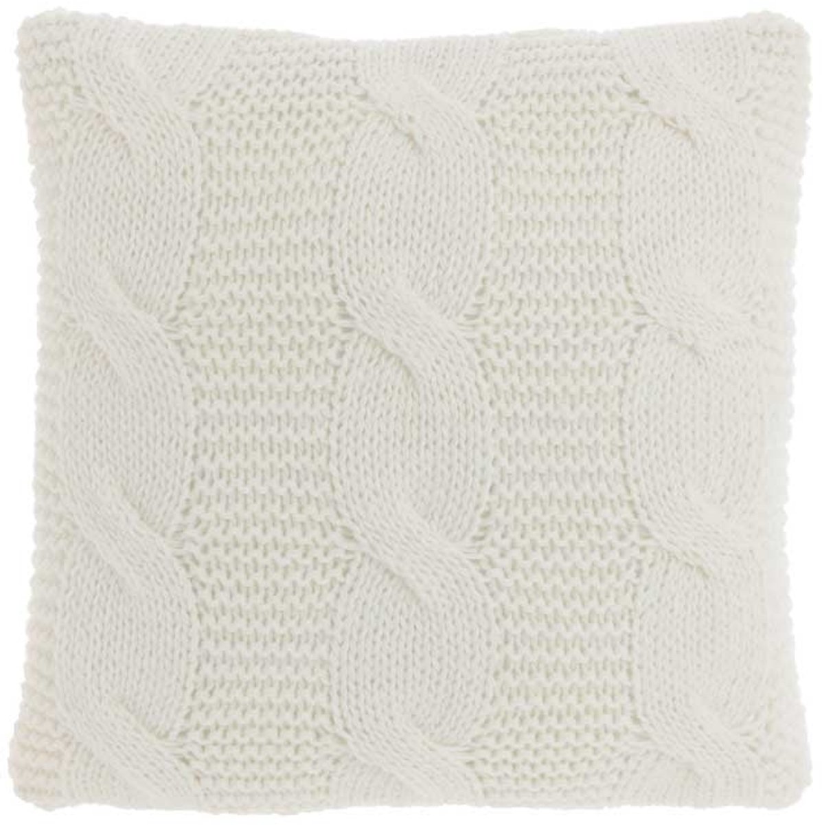 Unique Living Sierkussen Maria Dove White - 45x45cm Wit