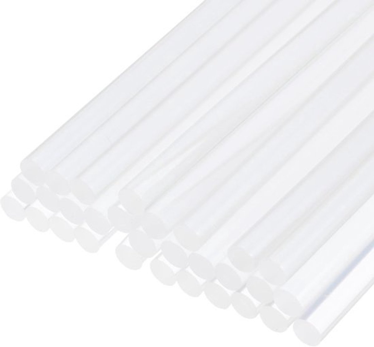 Lijmpistoolsticks - Mini-lijmstiften - Voor hobby en knutselen - Geurloos EVA-materiaal - 7mm x 19cm - Helder transparant
