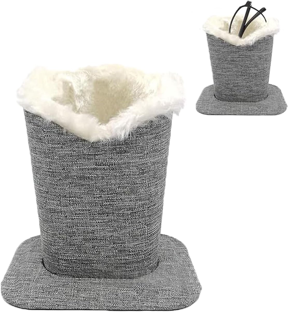 Glazenhouder met Pluche Brilcase - Krasbestendig - Ideaal voor Thuis, Kantoor en School - ShopVlot