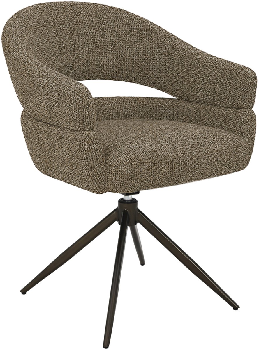 Livingfurn - Eetkamerstoel Linn Desert Bronze - 62x58x85cm