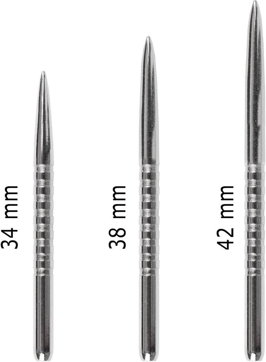 Bull's GP3 Dart Point Silver (38mm) - ShopVlot